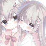 hình ảnh anime đôi bạn thân ngồi cạnh