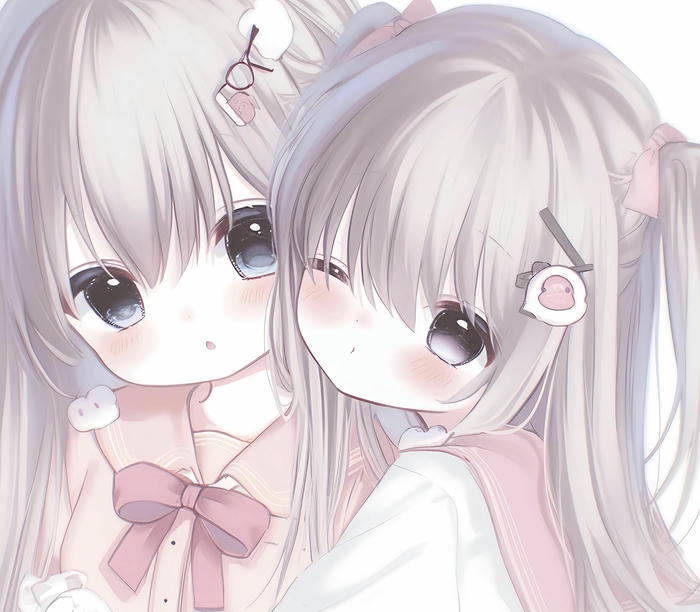 hình ảnh anime đôi bạn thân ngồi cạnh