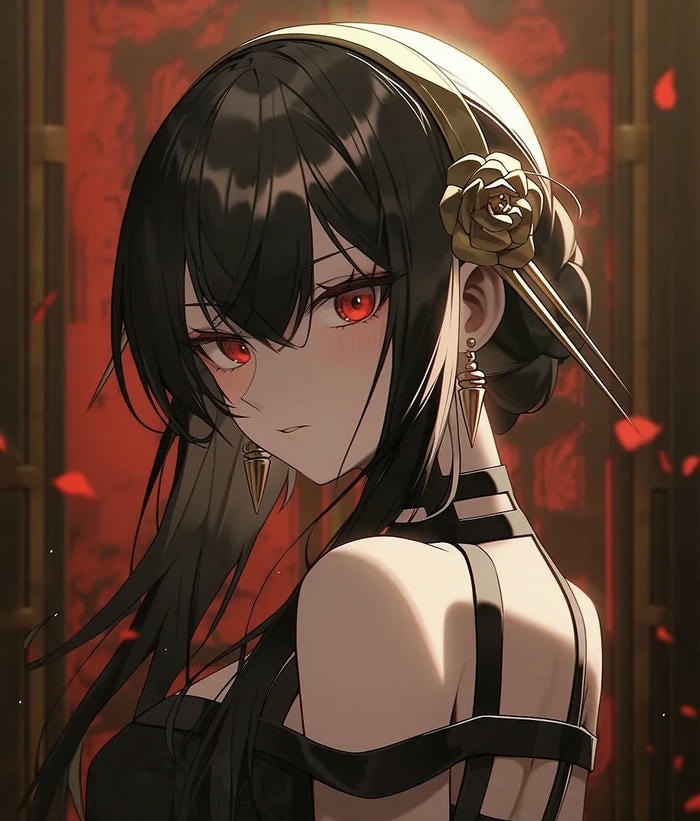 hỉnh ảnh anime mắt nổi trội cuốn