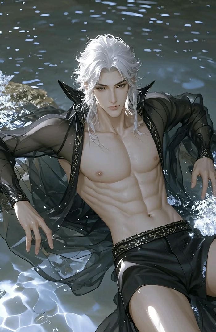 hình ảnh anime nam 6 múi đùi săn chắc