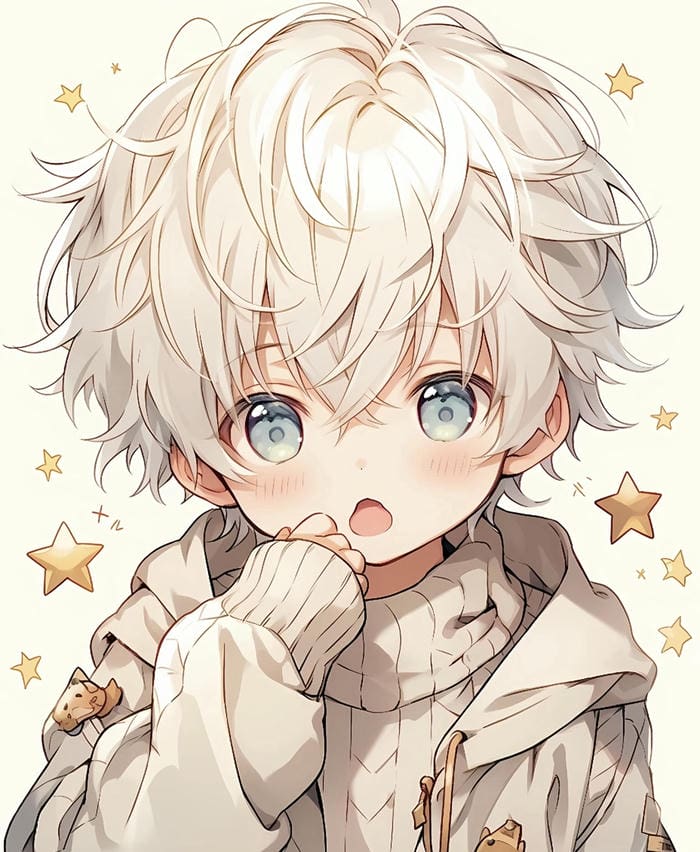 hình ảnh anime nam chibi áo rộng