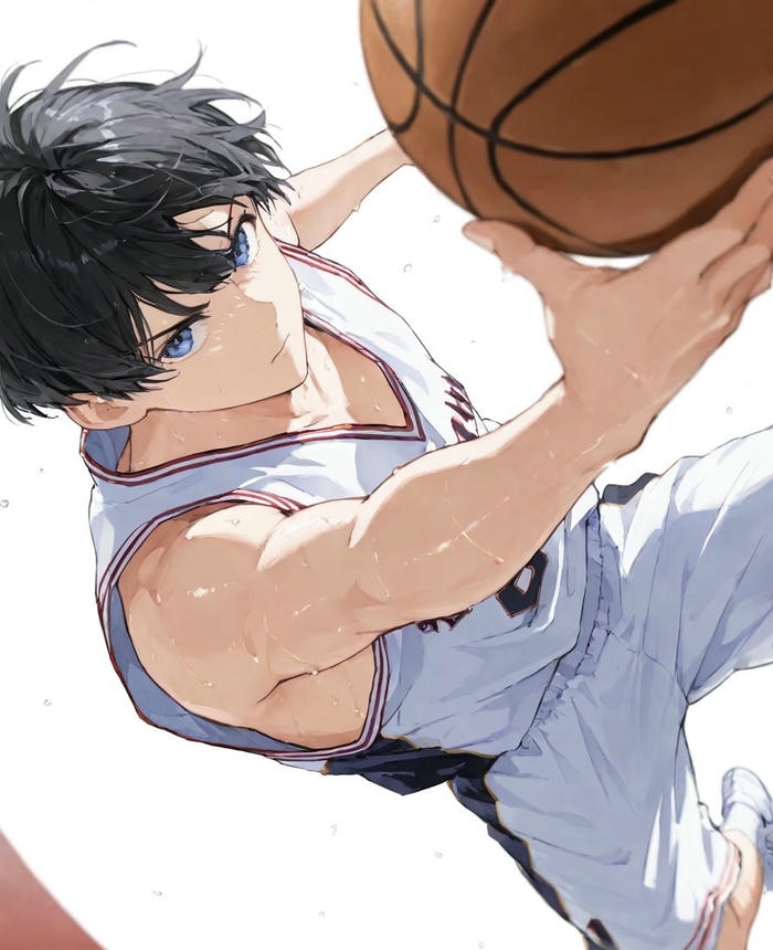 hình anime bóng rổ dẫn nhịp tấn công