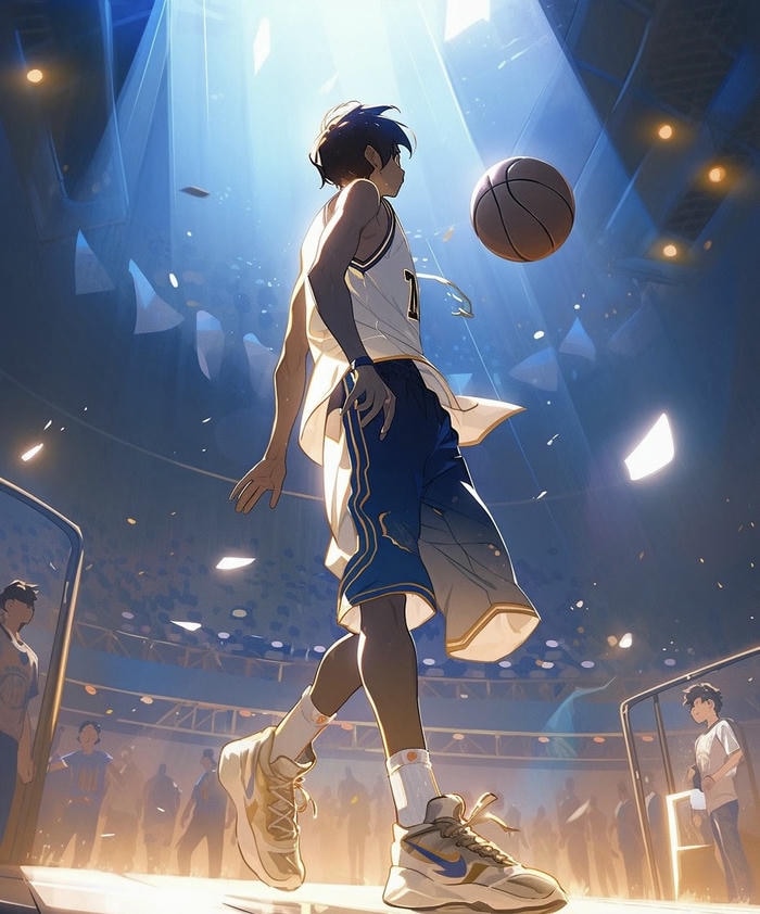 hình anime bóng rổ học đường sôi động