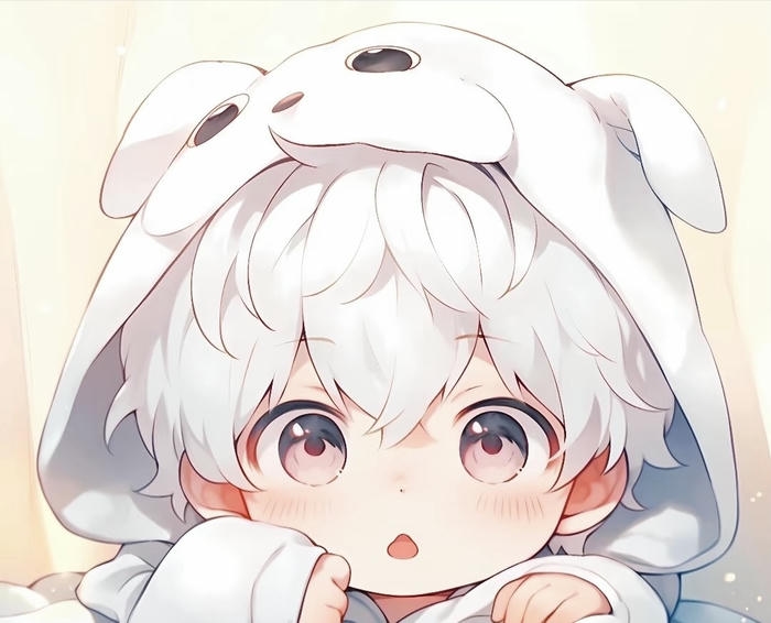 hình anime cute nam ánh nhìn hiền