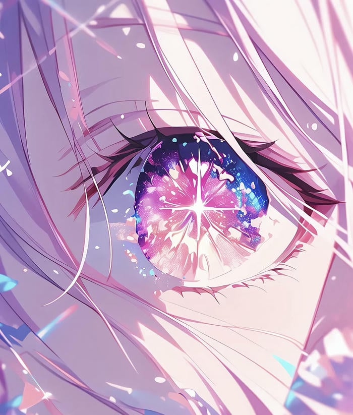 hình anime mắt xinh đẹp nhẹ