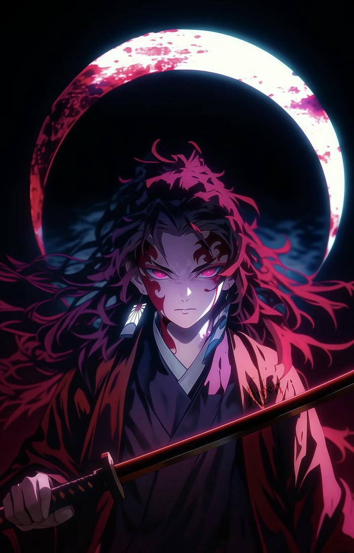 hình anime nam cầm kiếm katana tư thế đẹp