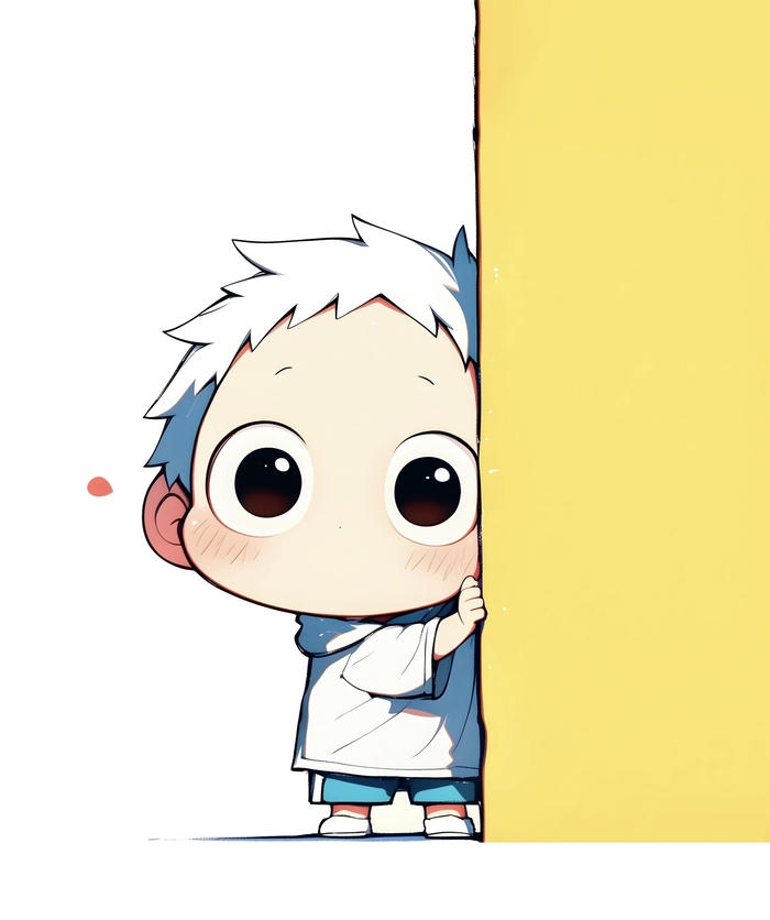 hình anime nam chibi làn da sáng nhẹ