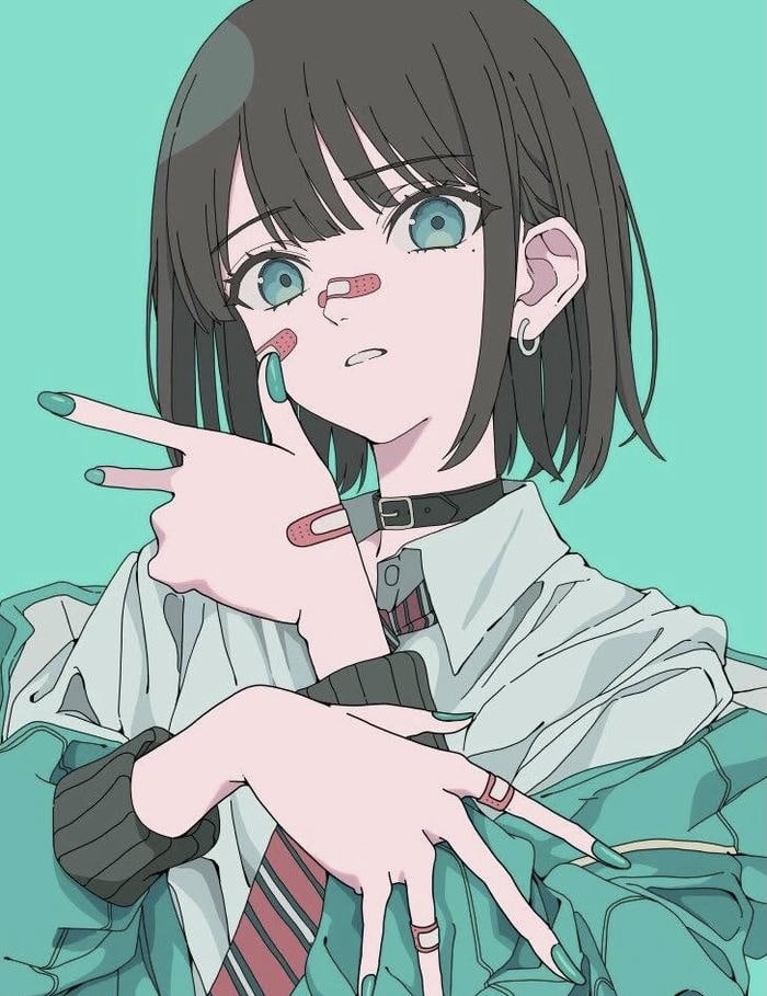 hình anime ngầu tóc ngắn gọn gàng