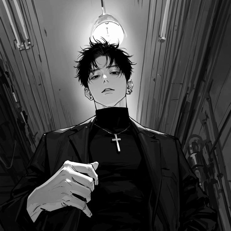 hình avatar anime nam lạnh lùng phong cách mạnh mẽ