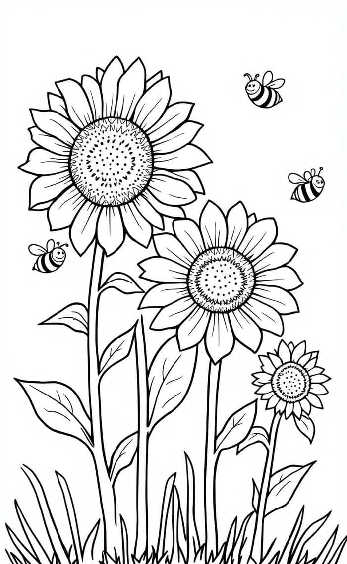 hình đóa hoa hướng dương cánh dài đang nở rộ