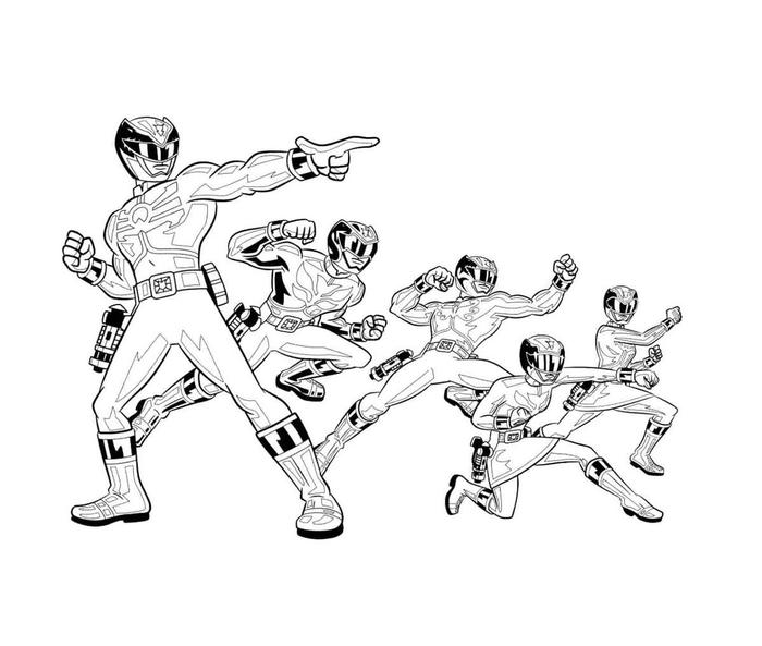 hình tranh tô màu siêu nhân dũng mãnh