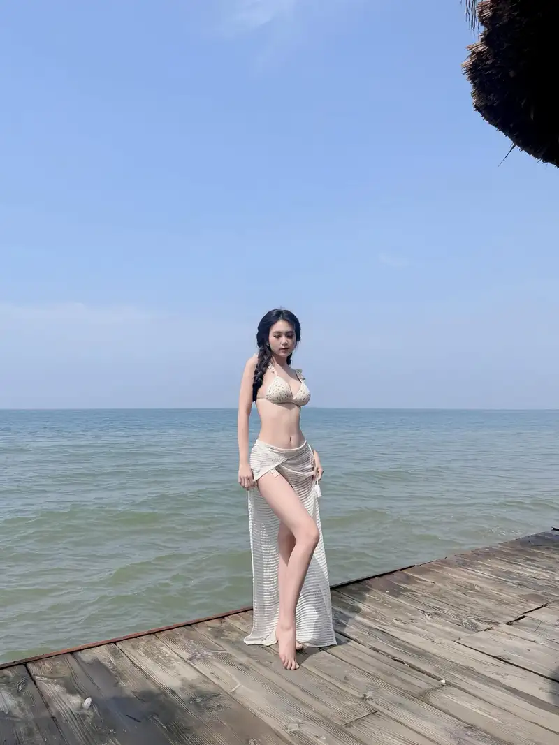 mặc bikini gái xinh TikTok ảnh nóng