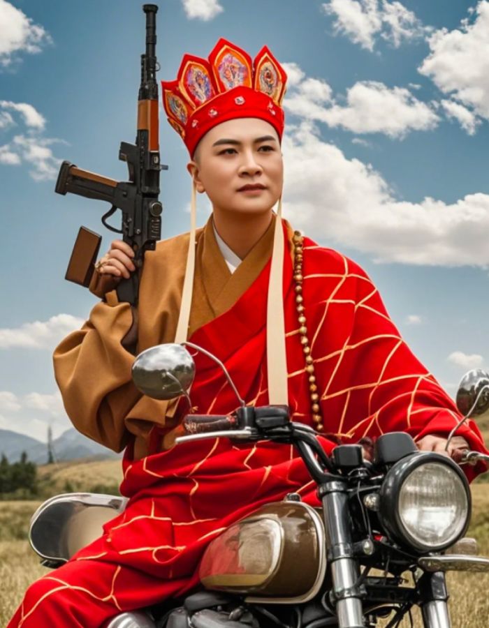 meme bựa đường tăng chấp hết