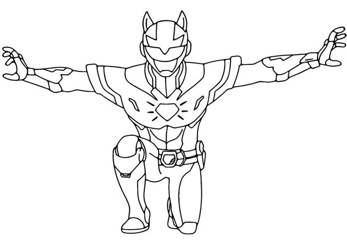 tô màu siêu nhân tập luyện võ thuật cực ngầu