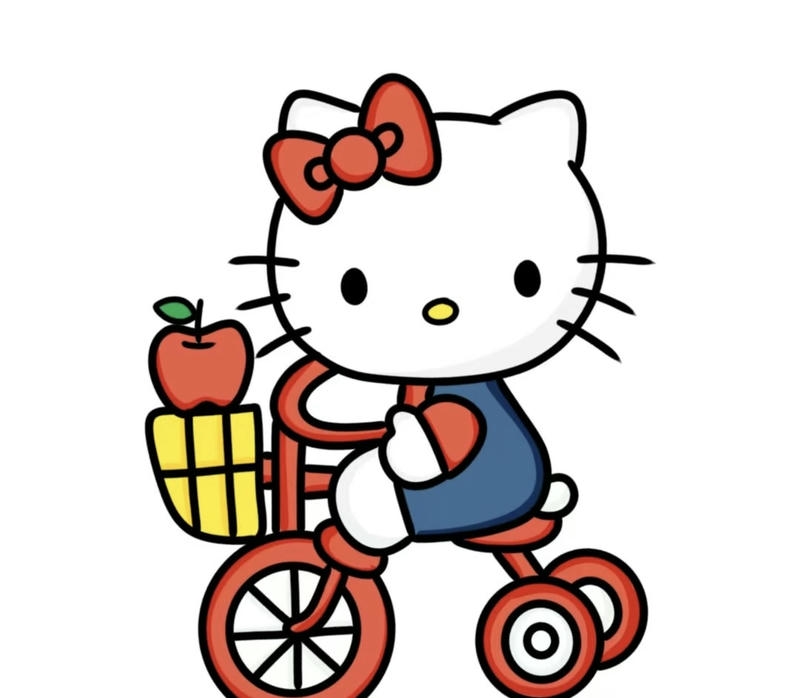 Ảnh Kitty chibi đáng yêu dễ thương