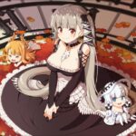 Ảnh avatar Tiktok đẹp anime nữ trang phục Nhật ngồi