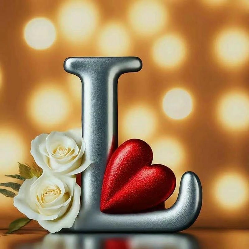 Ảnh đại diện chữ L phong cách kawaii