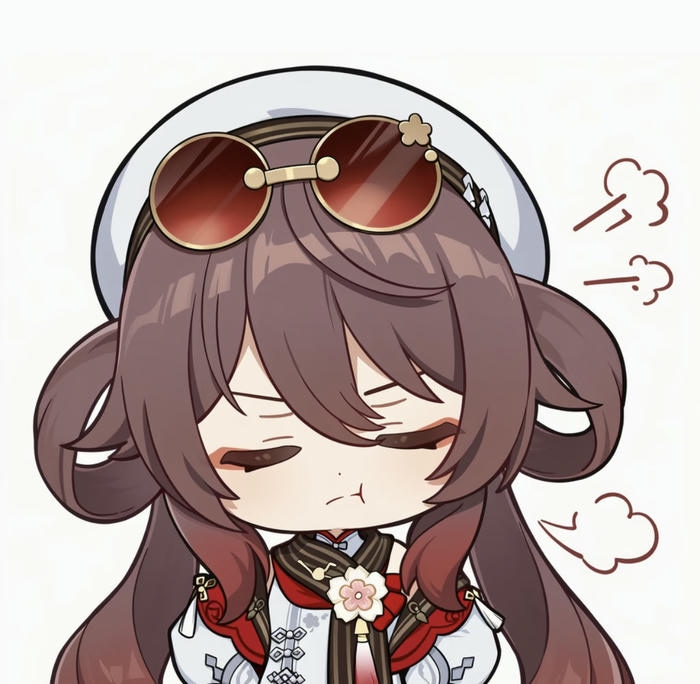 Ảnh hutao chibi nhìn là thích mê