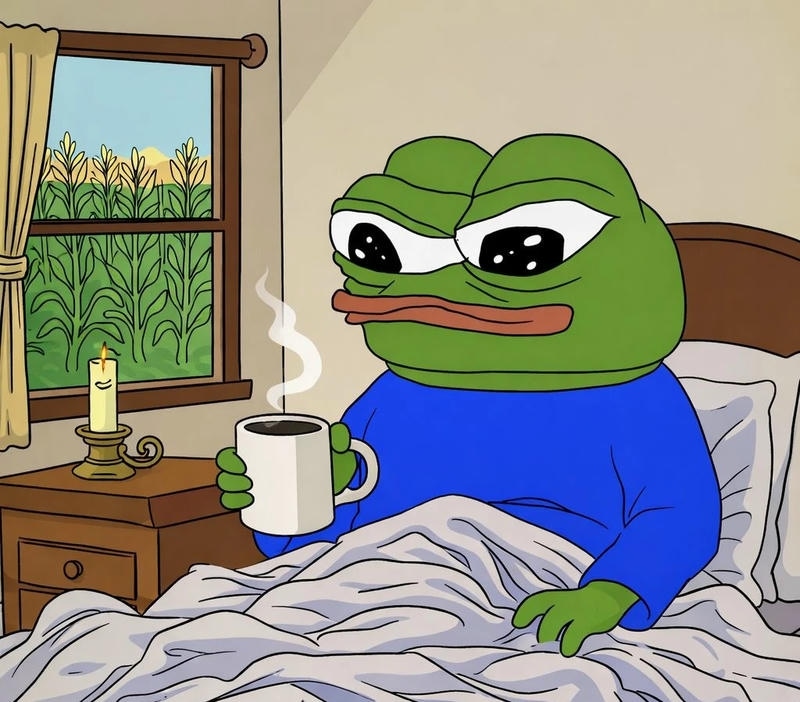 Ảnh meme ếch xanh gây cười với nét mặt buồn cười