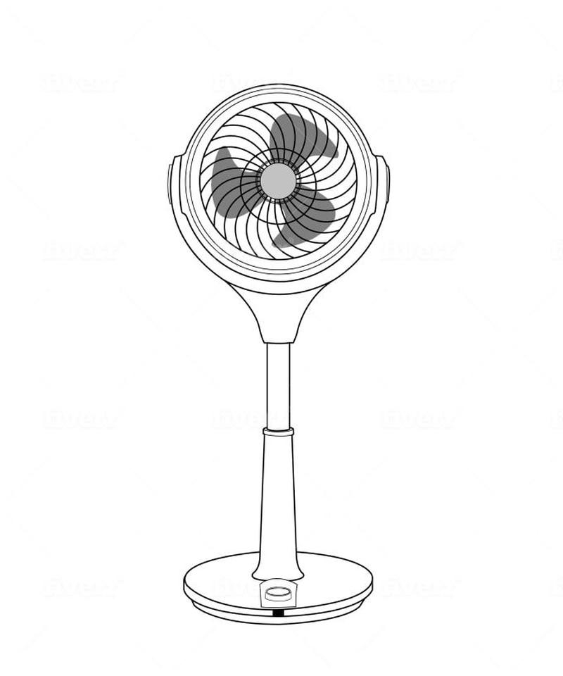 Ảnh quạt phong cách nhẹ nhàng cho bé tô