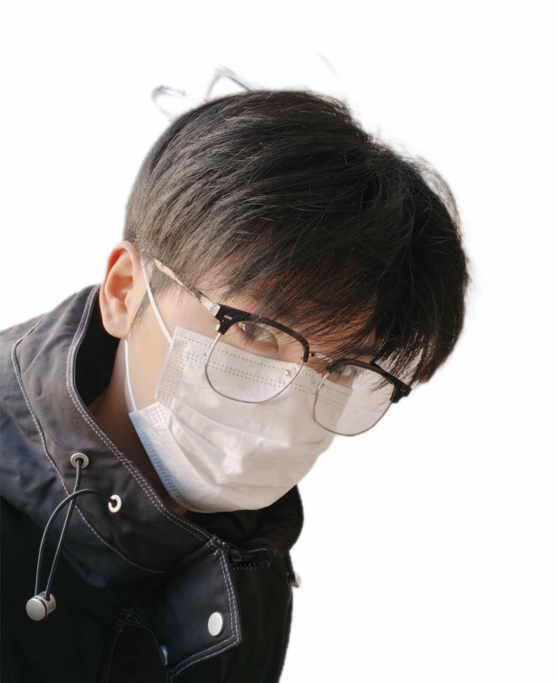 Ảnh trai đeo khẩu trang đeo kính đẹp trai