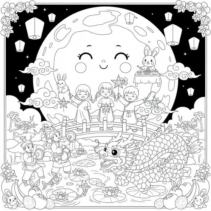 Ảnh trung thu trẻ em vui hội trăng