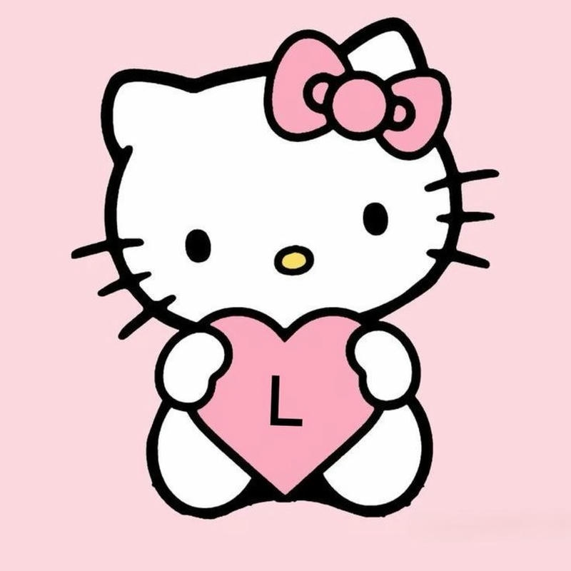 Avatar chữ L cute với ngôi sao nhỏ