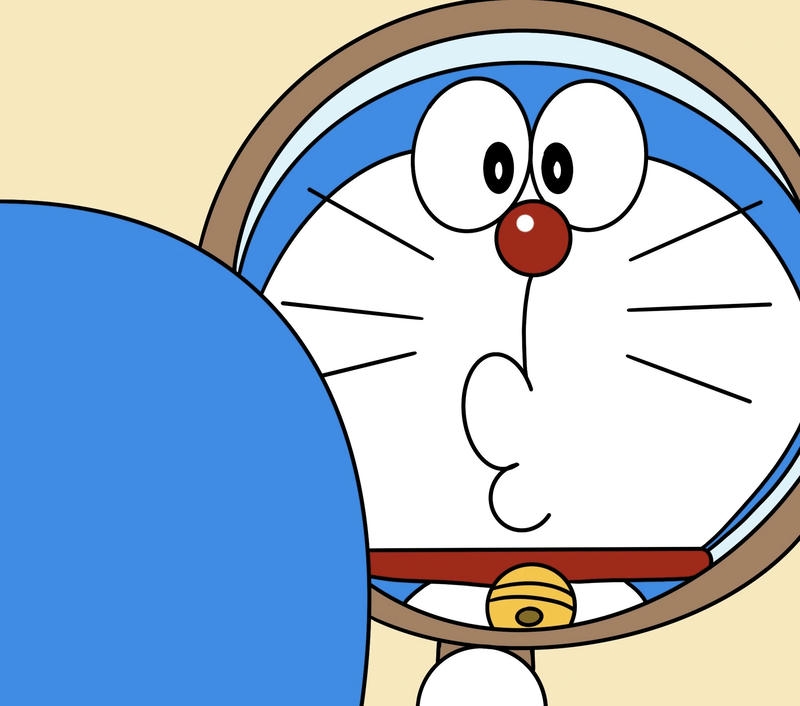 Bức vẽ Doraemon chibi đơn giản dễ thương