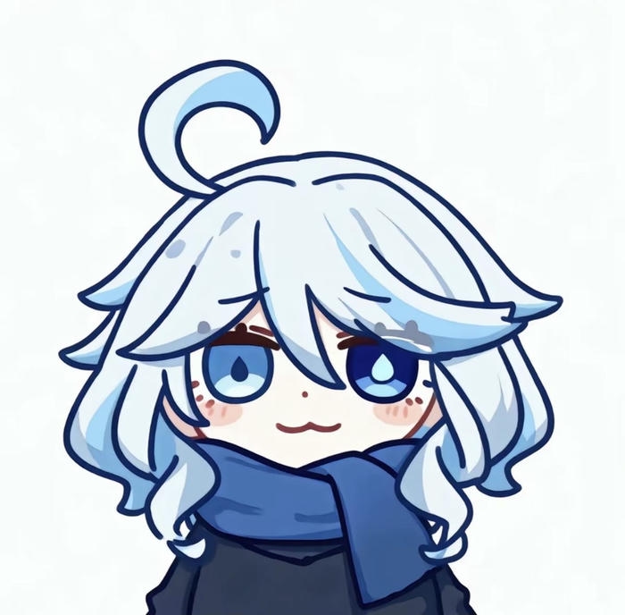 Chibi Furina mặt tròn nhìn vui