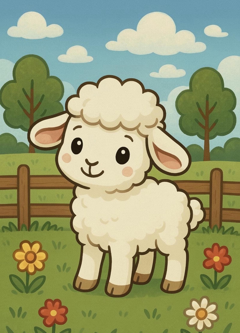 Chibi con vật hoạt hình đáng yêu