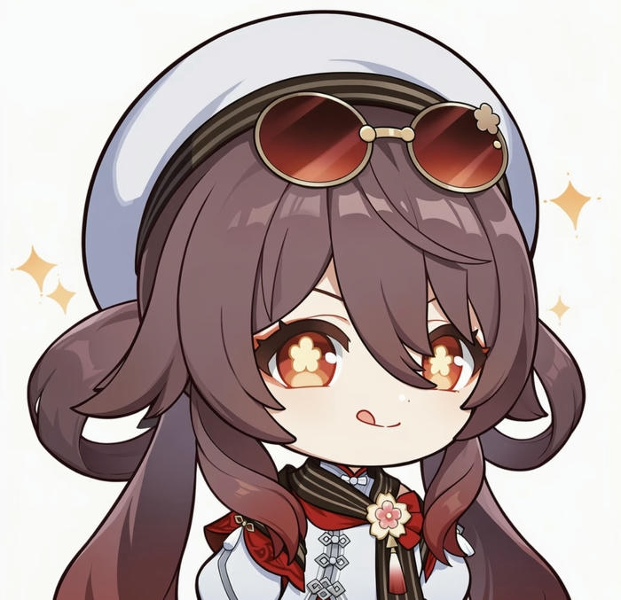 Chibi hutao lè lưỡi hài hước vô cùng