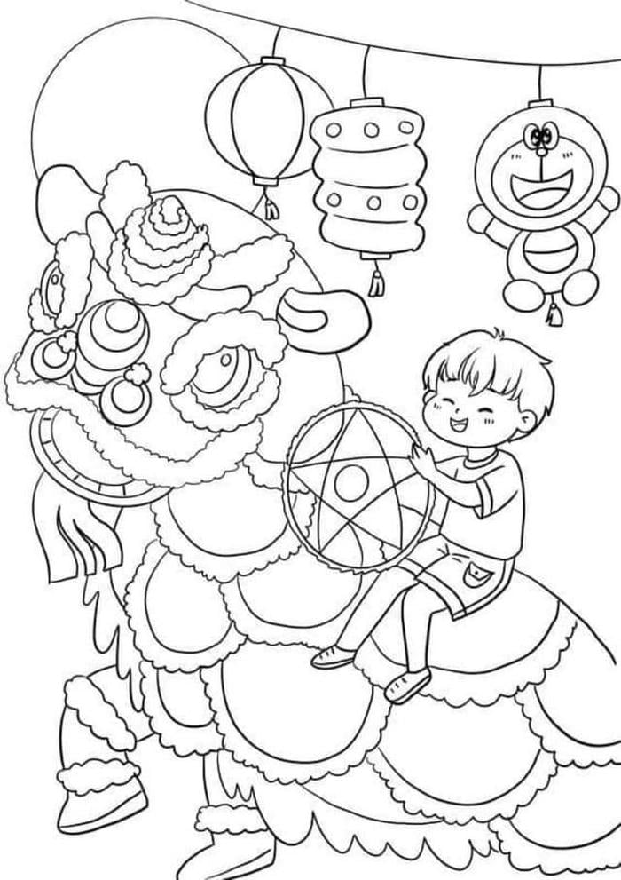 Chủ để rước đèn tô màu trung thu