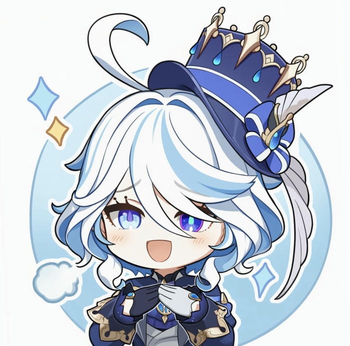 Furina chibi dáng nhỏ nhìn rất xinh