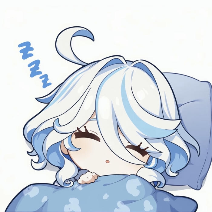 Furina chibi trông ngụe thật ngon lành