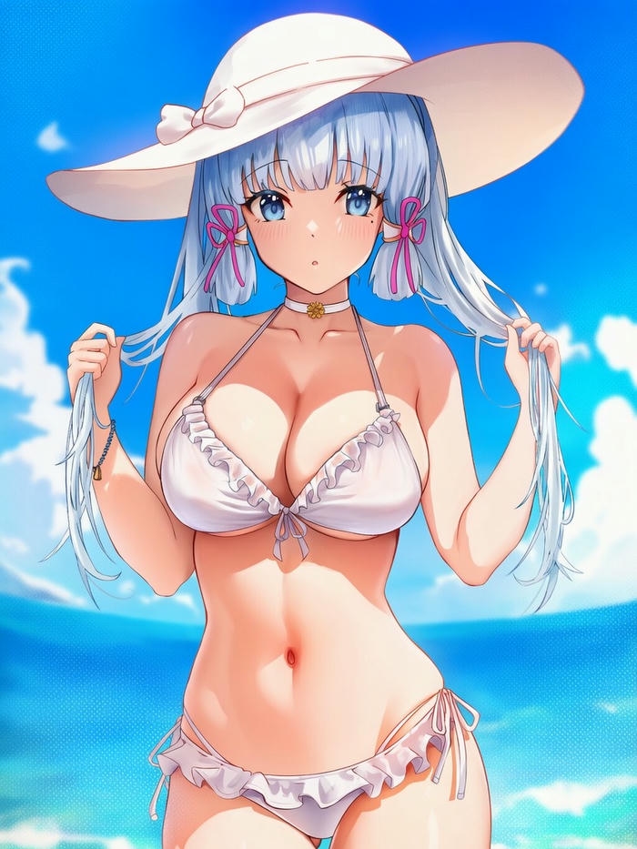 Gái anime mặc bikini mang phong cách cuốn hút