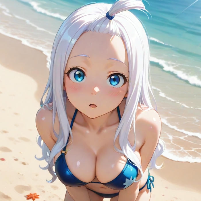 Gái anime mặc bikini mang phong cách mùa hè tươi mới rạng rỡ