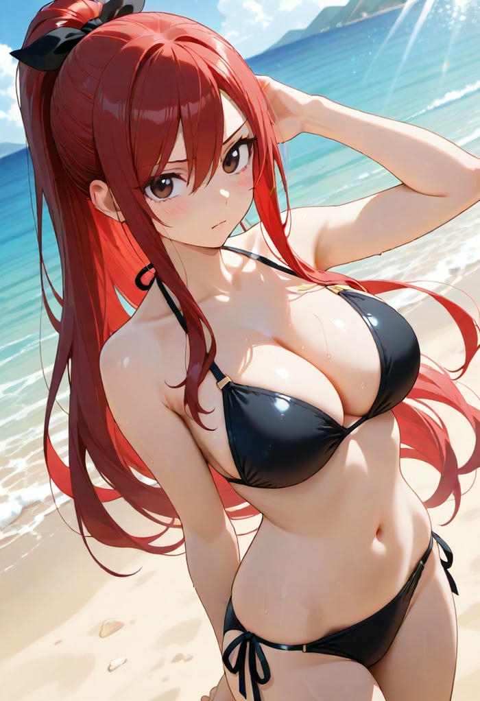 Gái anime mặc bikini sở hữu nét đẹp trong sáng và tinh khôi