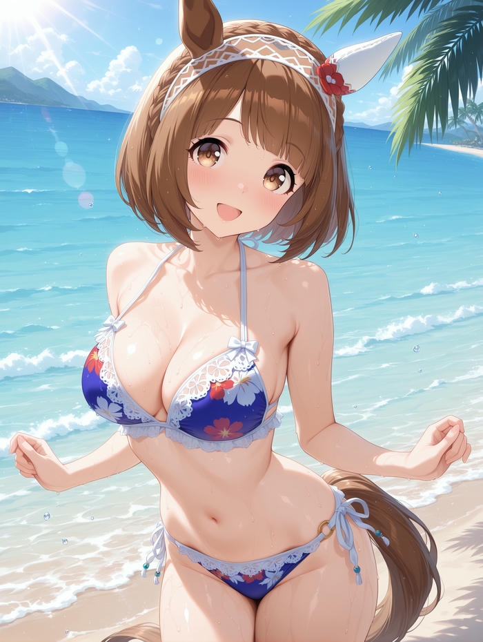 Gái anime mặc bikini với thiết kế đẹp mắt