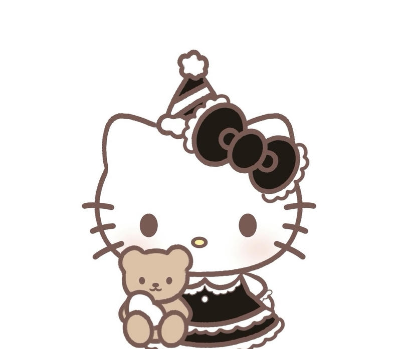 Hello Kitty chibi đáng yêu phong cách hoạt hình cute