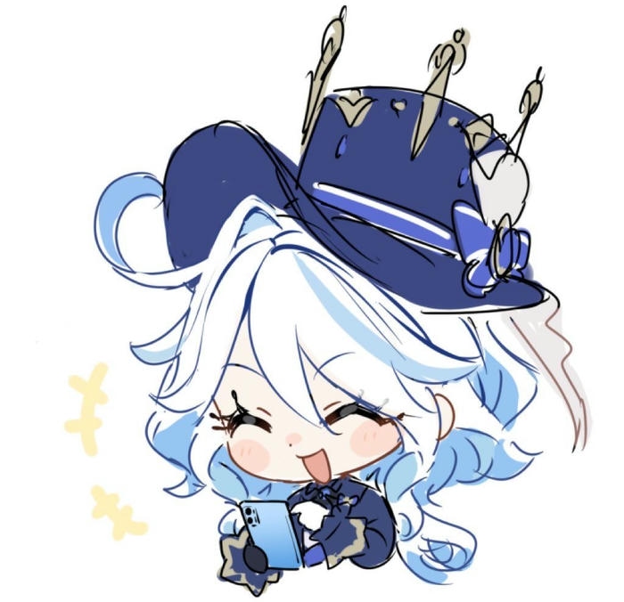 Hình Furina chibi đáng yêu nhất