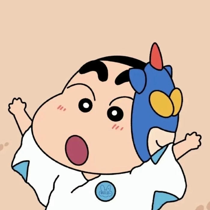 Hình Shin ngầu mặc đồ siêu nhân hành động xanh