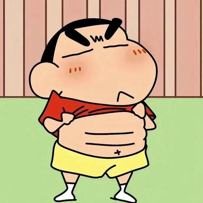 Hình ảnh avatar Shin cậu bé bút chì khoe bụng béo
