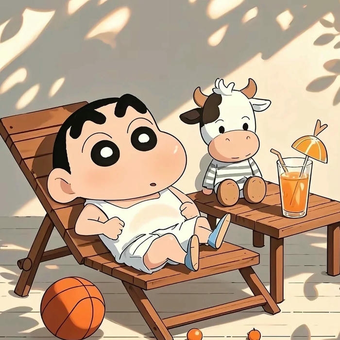 Hình ảnh avatar Shin cậu bé bút chì tắm nắng biển