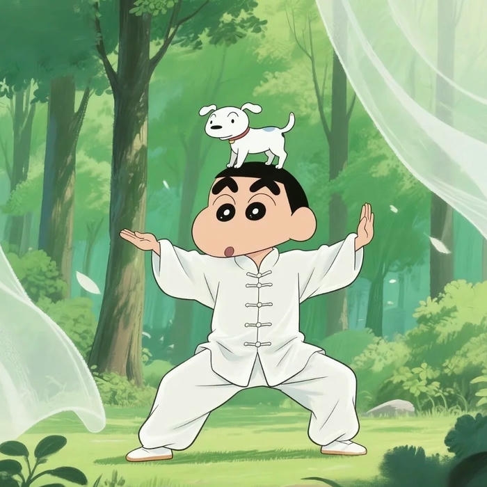 Hình ảnh avatar Shin cậu bé bút chì tu luyện võ