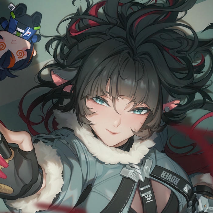 Hình ảnh avatar Tiktok đẹp anime nữ trang phục mùa đông