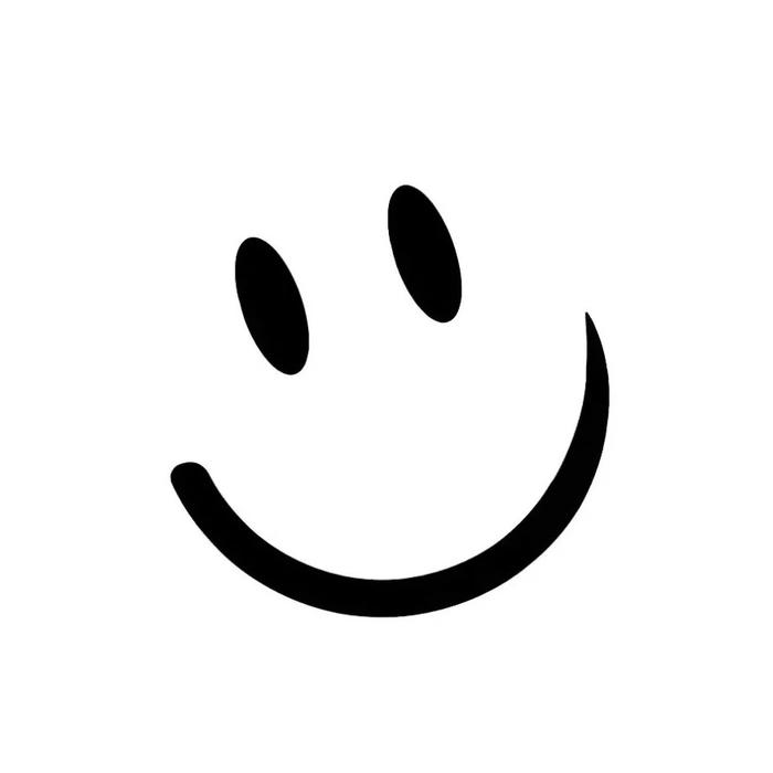 Hình ảnh avatar Tiktok đẹp hình vẽ mặt cười đơn giản