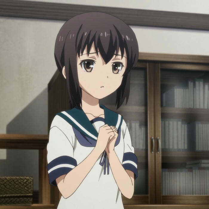 Hình ảnh avatar Tiktok đẹp nữ sinh anime tóc ngắn lớp học