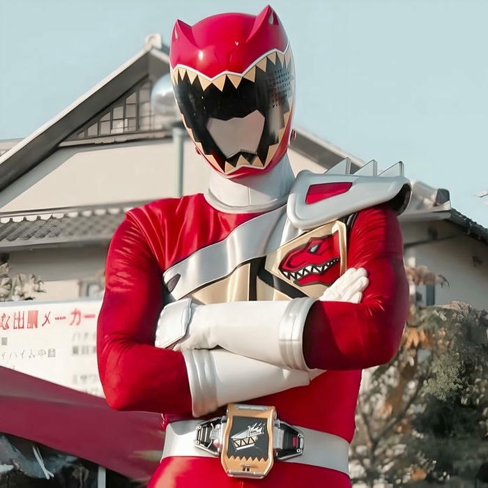 Hình ảnh avatar siêu nhân đỏ tạo dáng khoanh tay