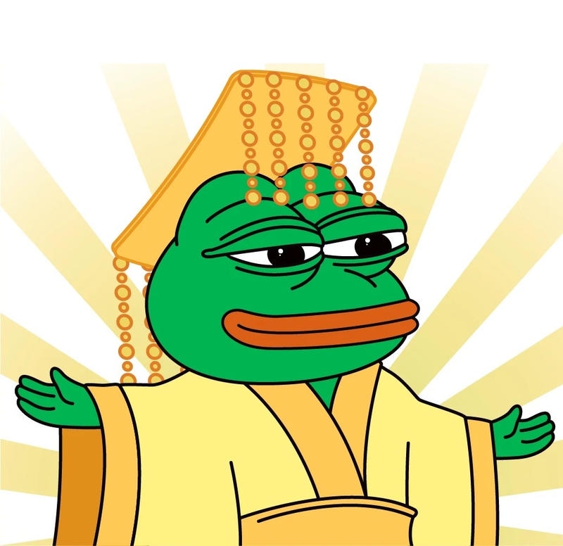 Hình ảnh chế meme ếch xanh phong cách hài hước