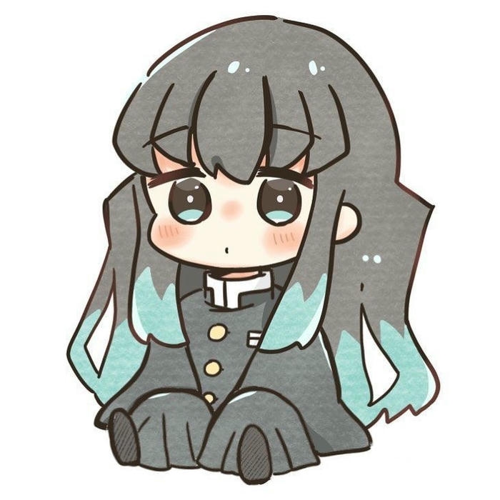 Hình ảnh chibi Muichirou nhỏ xinh mắt to